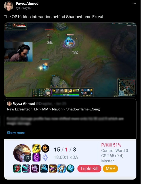 Ezreal có thể “hack" hàng tấn sát thương với một trang bị 2-17064296002641057361966-1706507824556-17065078246931509451793