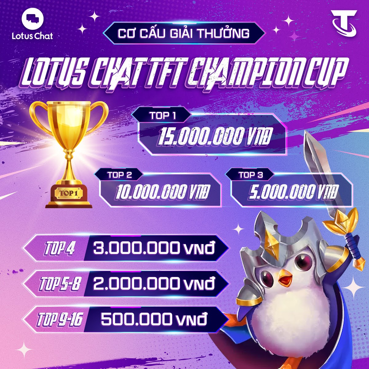 Lotus Chat TFT Tournament: Sân chơi hấp dẫn dành cho game thủ Đấu Trường Chân lý- Ảnh 2.