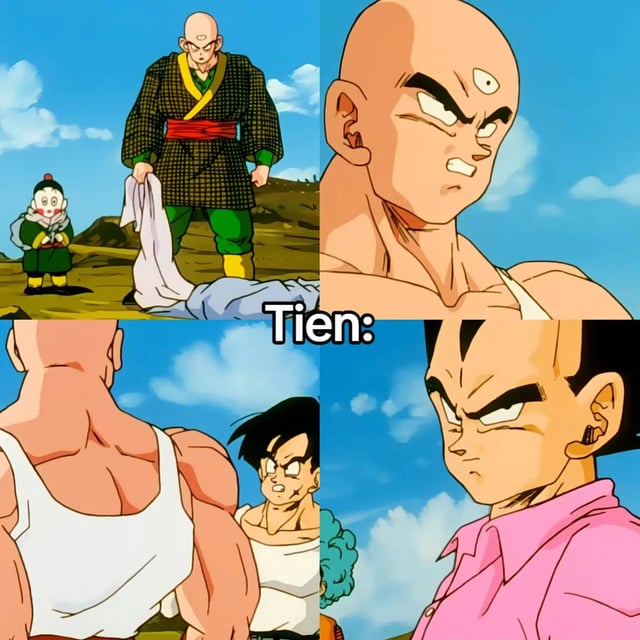 Dragon Ball: Tại sao có nhiều meme Tenshinhan đến vậy?- Ảnh 1.