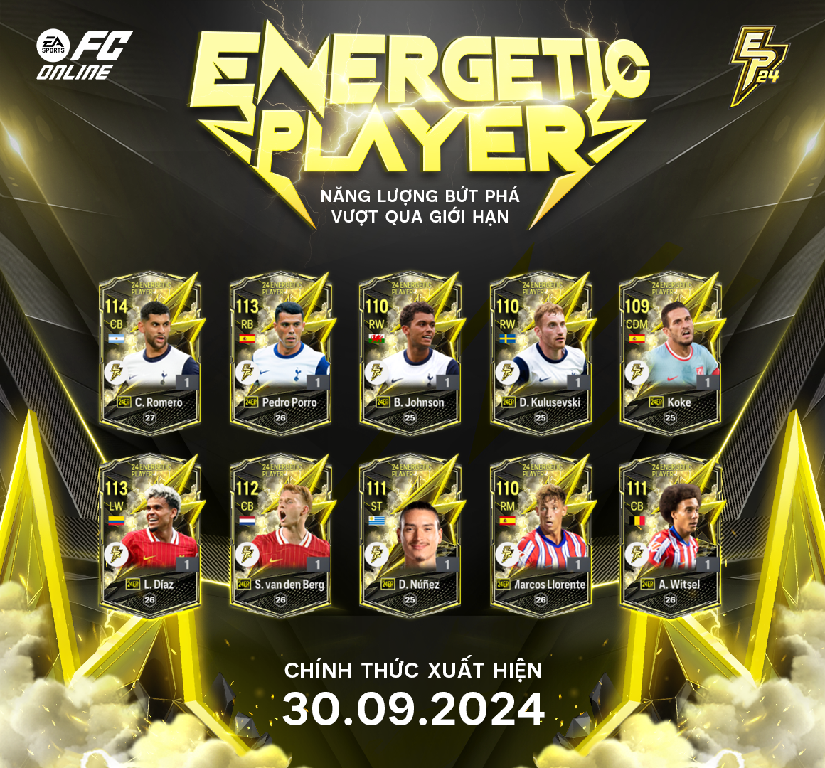 FC Online ra mắt mùa thẻ mới Energetic Player tôn vinh những siêu sao thi đấu bền bỉ suốt mùa giải 2023/2024- Ảnh 1.