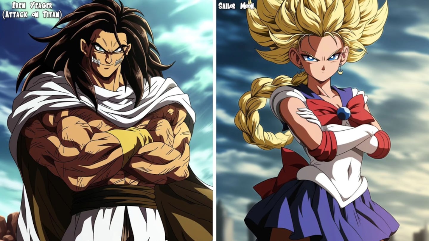 Gojo, Saitama và các nhân vật anime nổi tiếng trông như thế nào trong vũ trụ Dragon Ball- Ảnh 2.