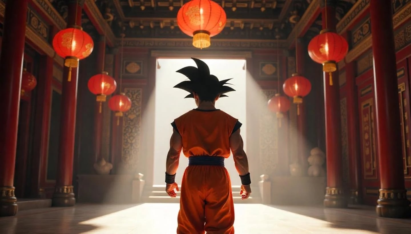 AI tưởng tượng Goku là hoàng tử quyến rũ trong phim Disney- Ảnh 5.