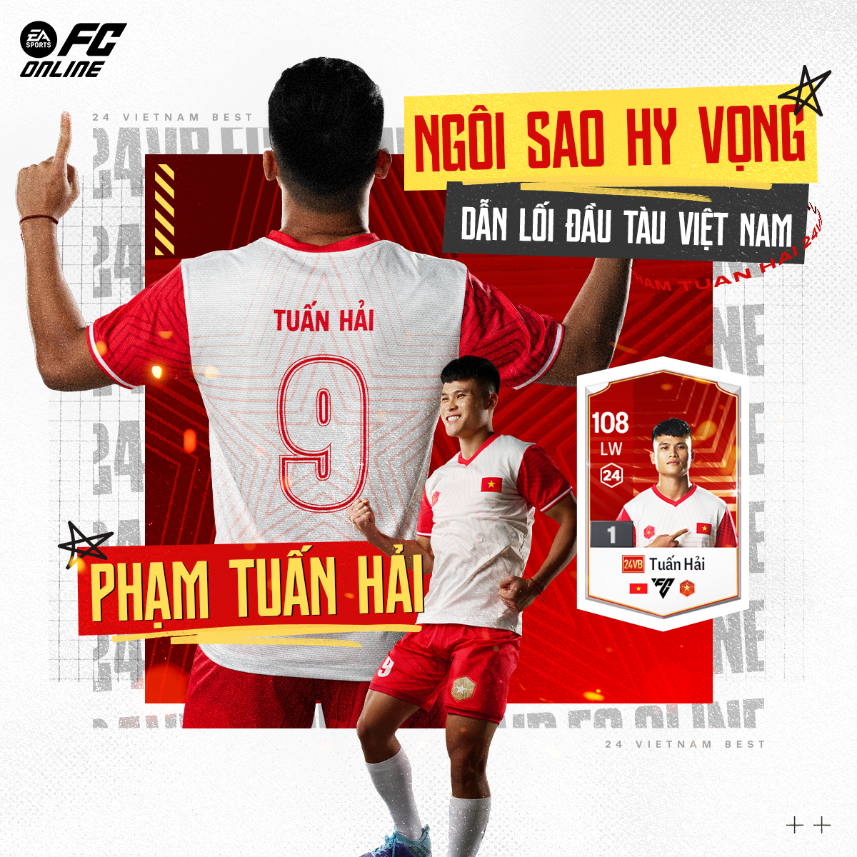 FC Online bổ sung 3 siêu sao Việt mới - Đức Huy, Tuấn Hải và Tấn Trường vào game- Ảnh 1.