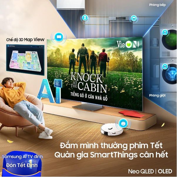 Thăng hạng màn hình Samsung AI TV, nhận khuyến mãi lớn đón Tết đỉnh- Ảnh 3. Thăng hạng màn hình Samsung AI TV, nhận khuyến mãi lớn đón Tết đỉnh- Ảnh 3.