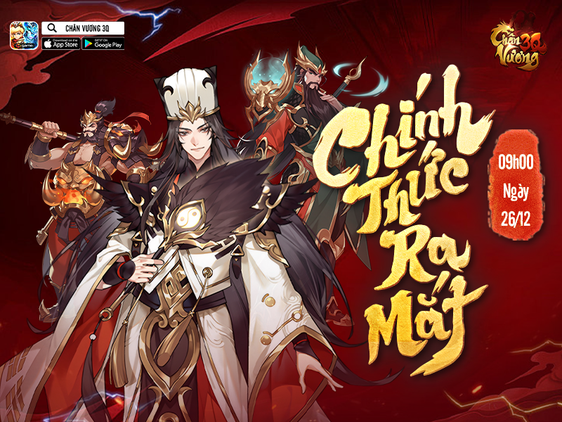 Game hot Chân Vương 3Q Mobile chính thức ra mắt 26/12- Ảnh 1.