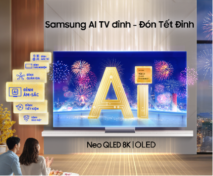 Tết thêm đỉnh với TV Samsung AI OLED: Từ mở tiệc đón xuân đến chiến game thả ga!- Ảnh 1.