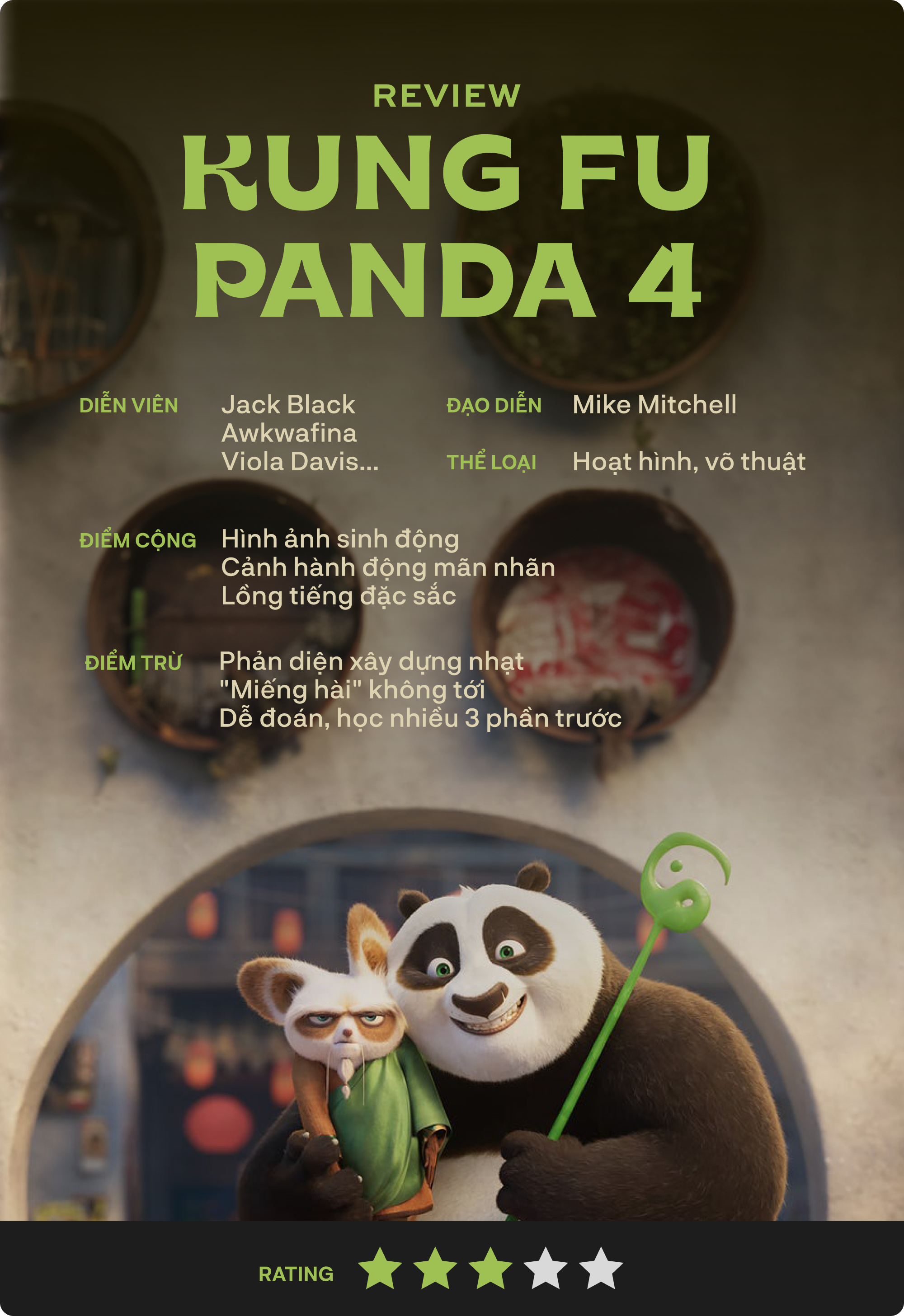 Kung Fu Panda 4: Phần phim kém nhất trước giờ... nhưng vẫn hay! - Ảnh 9.