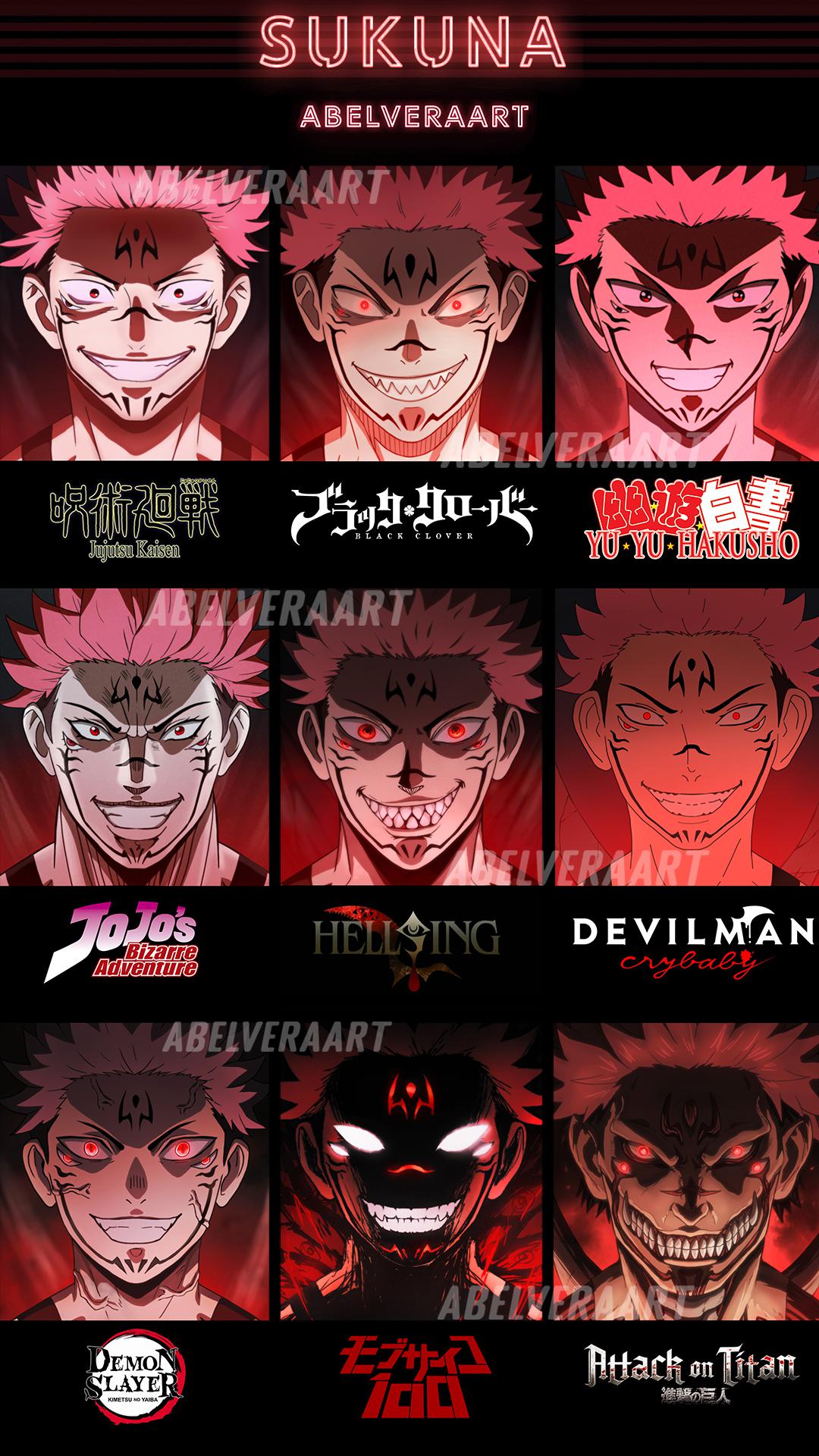 Dàn nhân vật One Piece và Jujutsu Kaisen biến hóa khác lạ theo 9 phong cách của các anime khác - Ảnh 5.