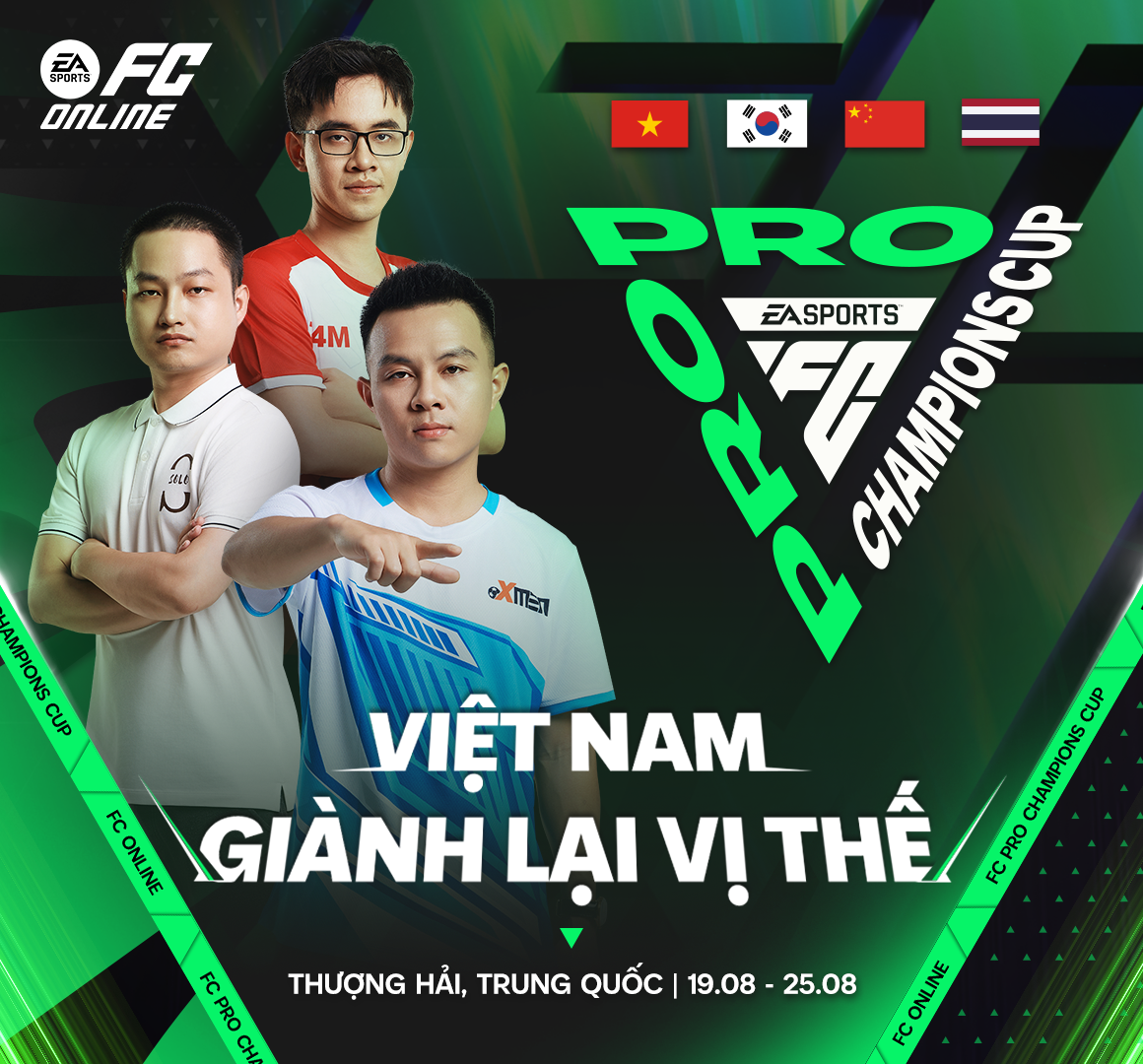 FC Pro Champions Cup 2024 - Giải đấu quốc tế lớn nhất trong năm của FC Online chính thức khởi tranh từ 19/8- Ảnh 1.