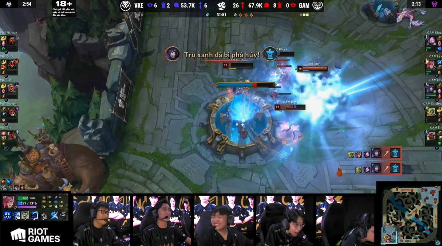 GAM đã giành được ngôi vương một cách xứng đáng. GAM đã giành được ngôi vương một cách xứng đáng.