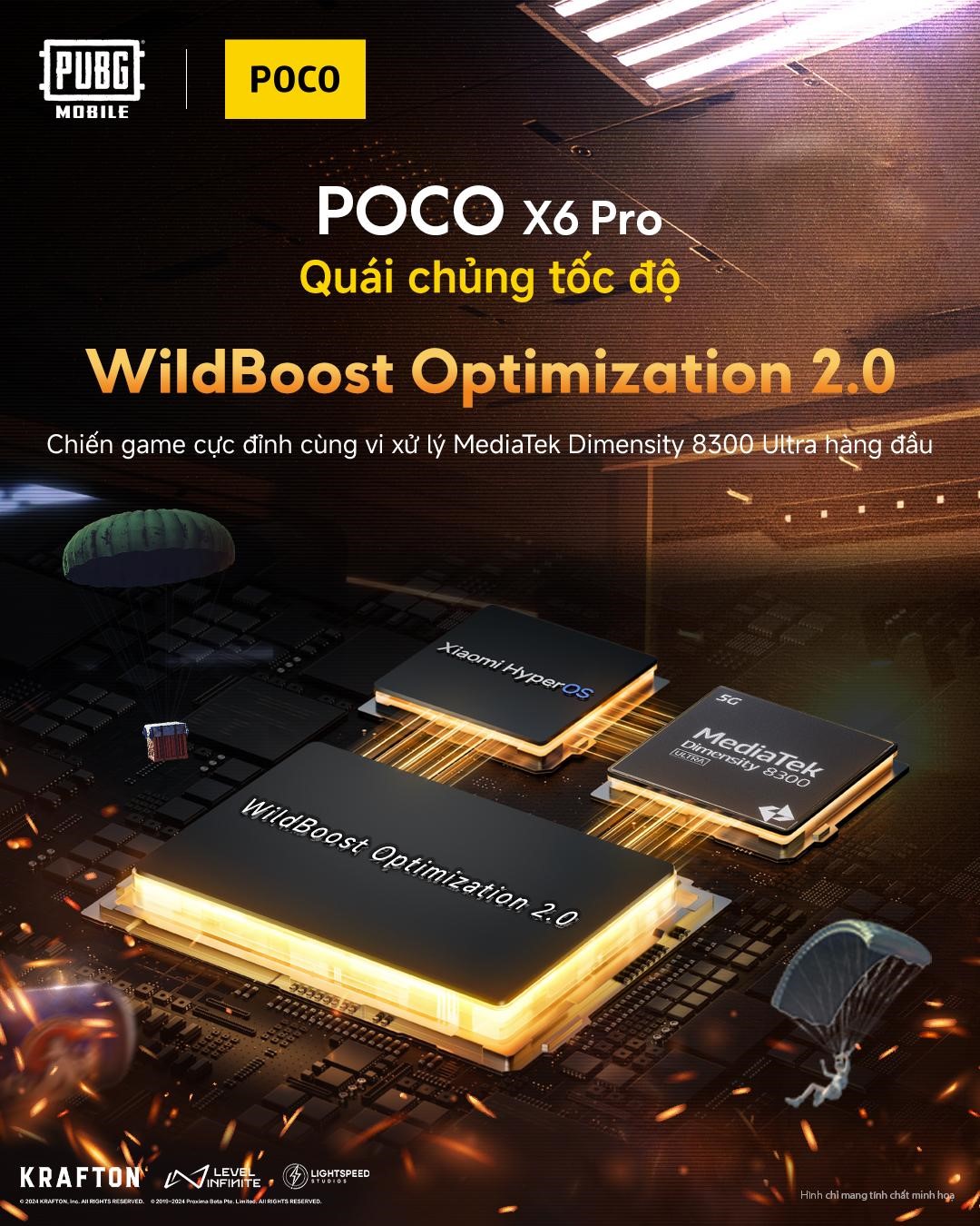 POCO X6 Pro: Vũ khí hoàn hảo cho game thủ PUBG MOBILE- Ảnh 1.