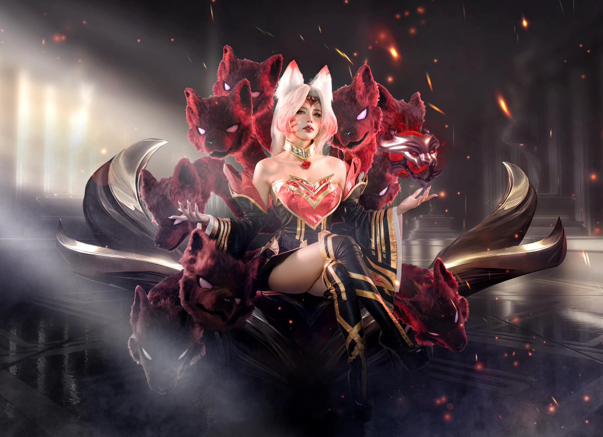 Mai Dora "bỏng mắt" với cosplay Ahri HoL, nhiều thông tin được tiết lộ hơn "câu chuyện bên trong"- Ảnh 3. Mai Dora "bỏng mắt" với cosplay Ahri HoL, nhiều thông tin được tiết lộ hơn "câu chuyện bên trong"- Ảnh 3.