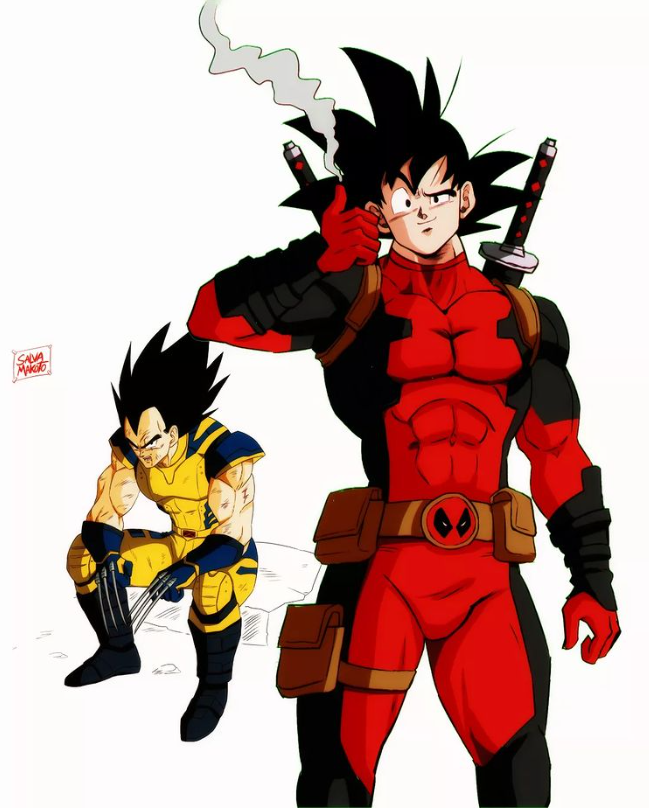 dragon - Dragon Ball bất ngờ hóa thân thành Deadpool & Wolverine Photo-1722843808909-1722843809157863274032