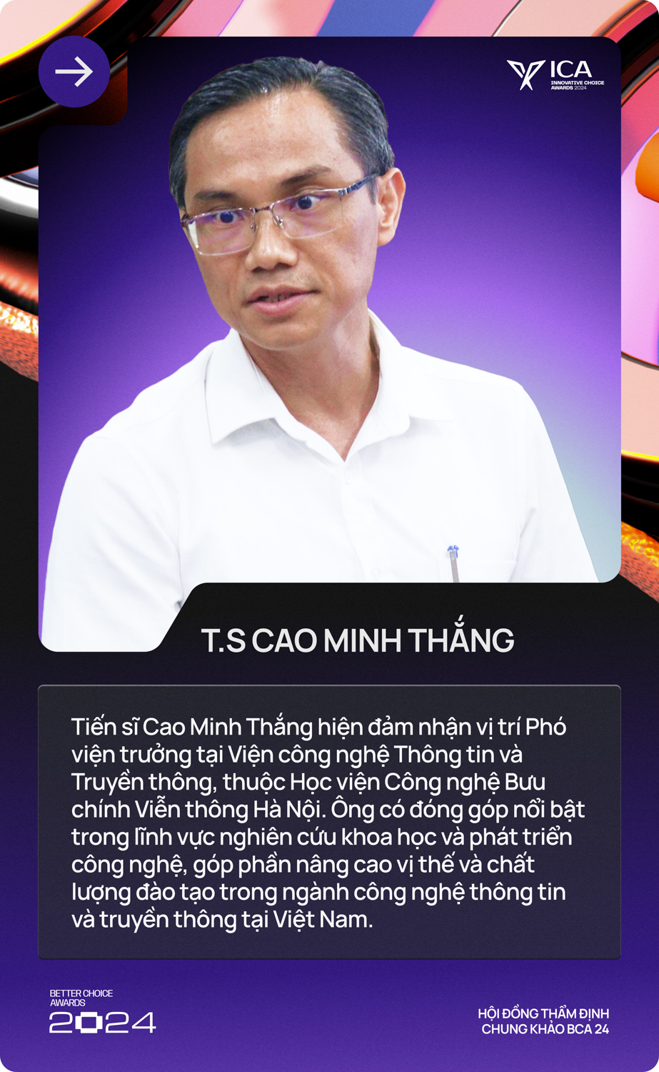 26 thành viên Hội đồng Better Choice Awards 2024: Từ nhà khoa học trong top thế giới đến Tổng Giám đốc Qualcomm, Giám đốc chiến lược VinAI, …- Ảnh 4.