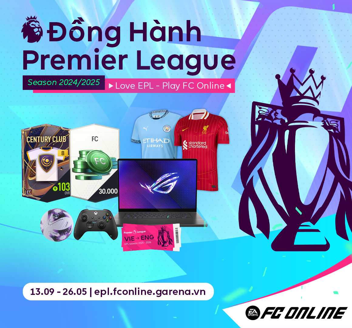 Tựa game FC ONLINE kết hợp với Premier League cho ra mắt sự kiện vô cùng hoành tráng- Ảnh 1.