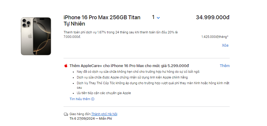 iPhone 16 Pro Max màu mới 