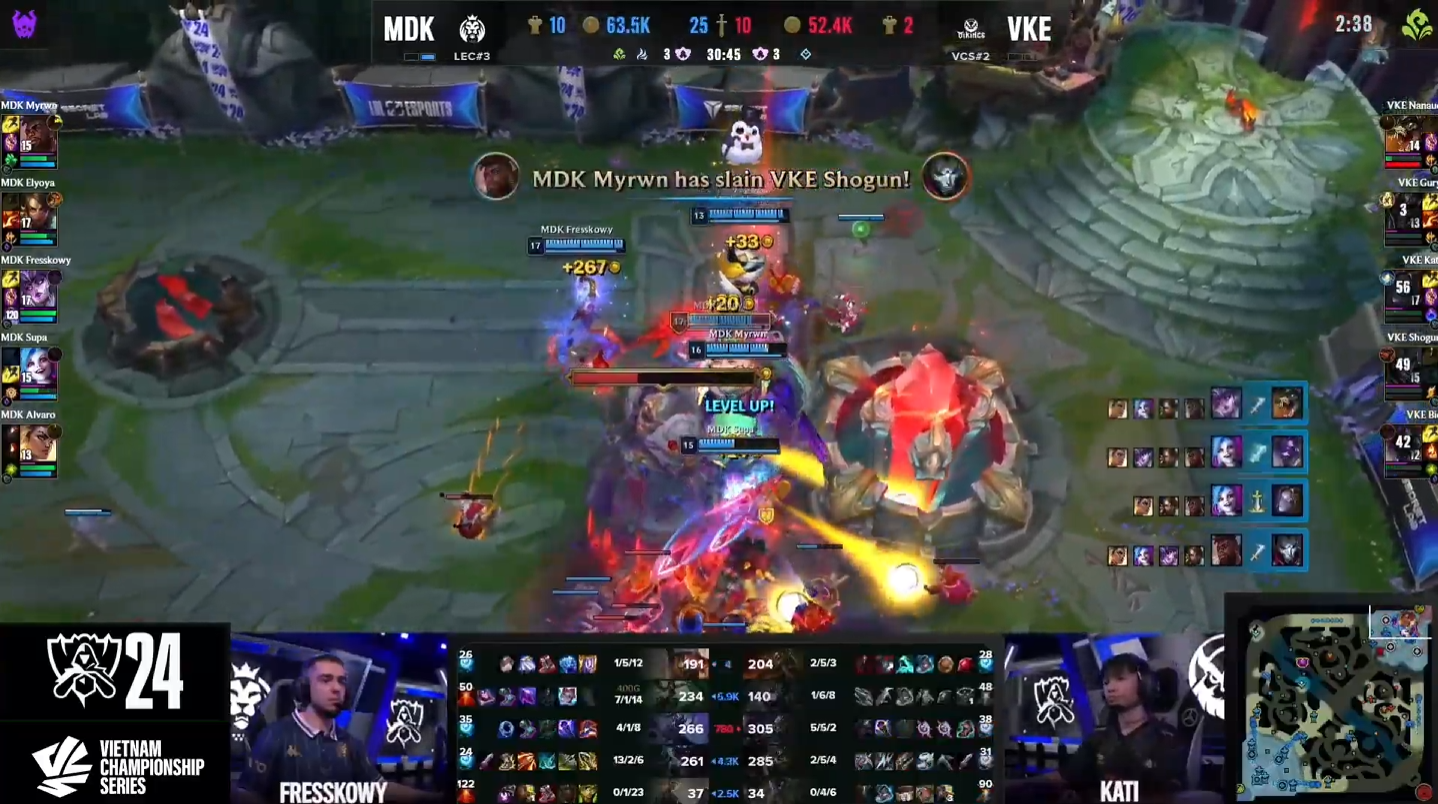 Và VKE đã không thể có được kết quả như mong muốn khi để thua MAD với tỷ số 0-2.