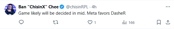 Giám đốc phụ trách khu vực APAC của Riot: "Trận đấu có vẻ sẽ được quyết định ở Đường Giữa. Meta cũng đang ủng hộ DasheR (midlaner của SHG)"