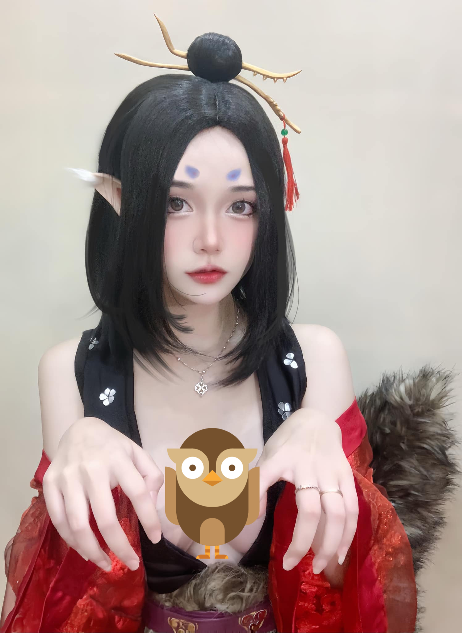 Hóa thân thành mỹ nhân Huyền thoại đen: Ngộ Không đầy tâm hồn, gái xinh vẫn bị fan bình luận không mấy thiện cảm - Ảnh 2.