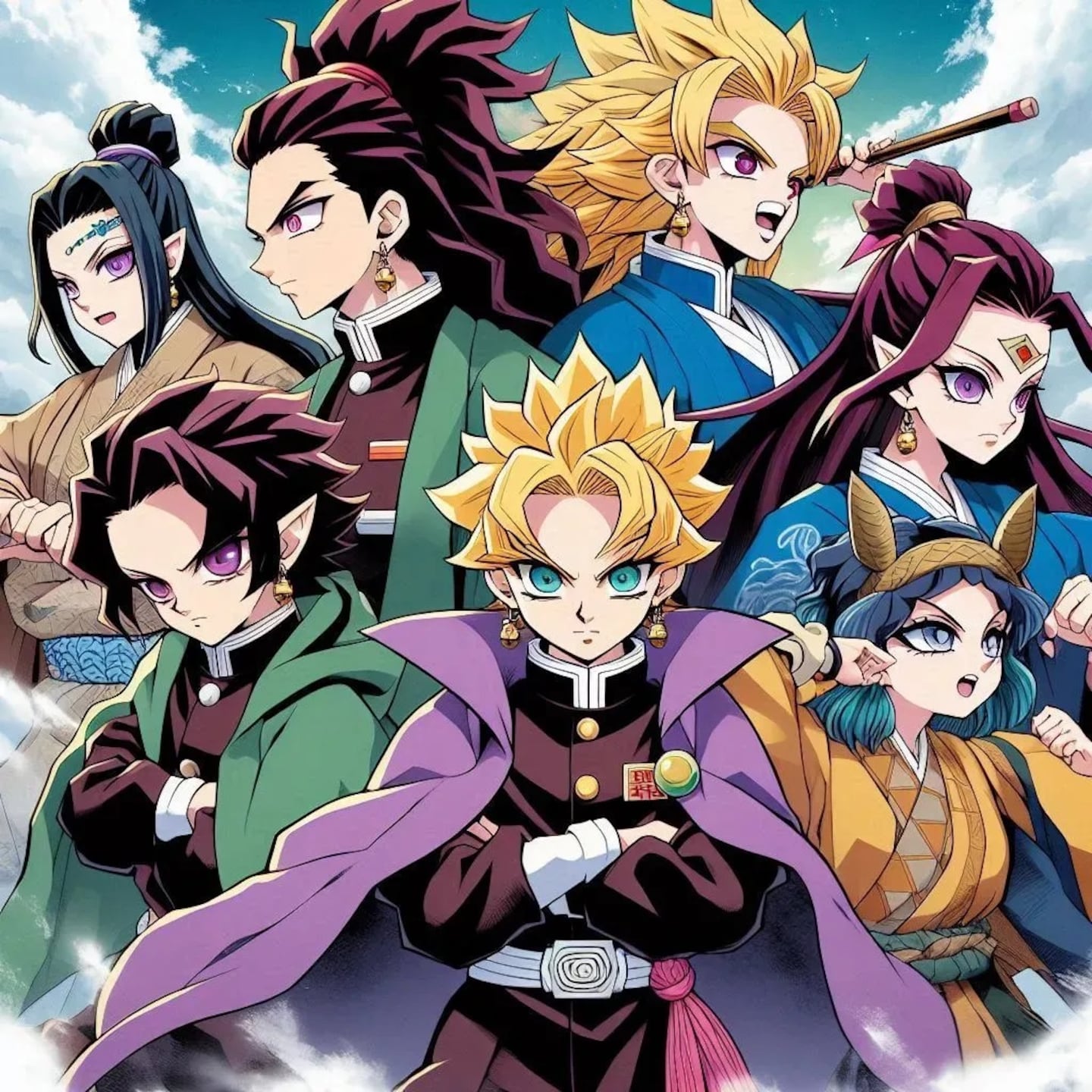 Đây sẽ là diện mạo của các nhân vật Kimetsu no Yaiba nếu được vẽ bởi tác giả Dragon Ball- Ảnh 1. Đây sẽ là diện mạo của các nhân vật Kimetsu no Yaiba nếu được vẽ bởi tác giả Dragon Ball- Ảnh 1.