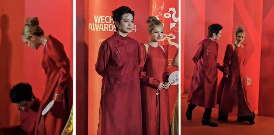 Xoài Non và người mới tuyên bố dự định "chuyện vui" trên thảm đỏ Gala WeChoice Awards 2024- Ảnh 2.