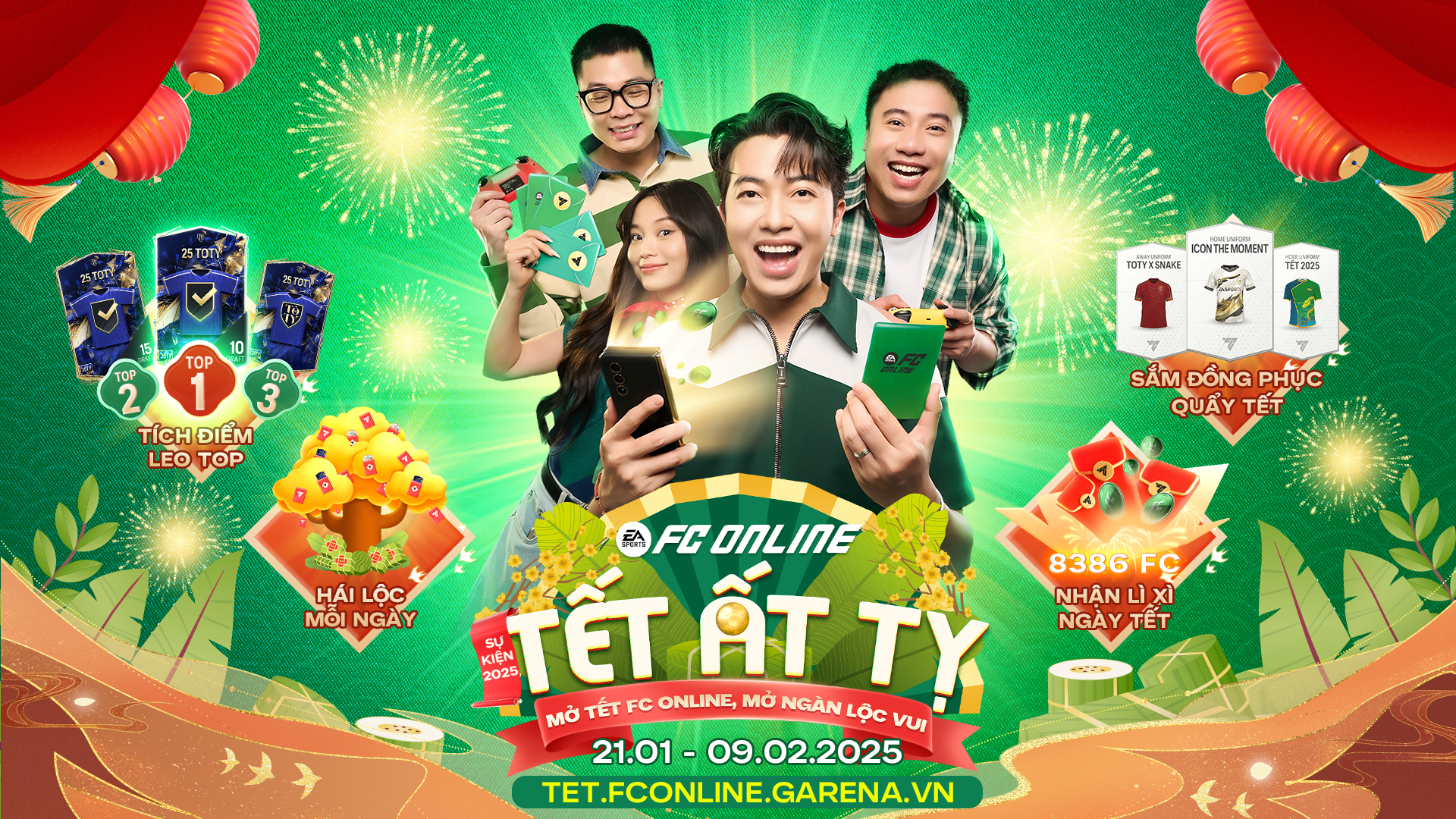 FC Online chơi lớn Tết này: Tặng lì xì FC khủng dành cho người chơi từ mùng 1 đến mùng 5 Tết- Ảnh 3.