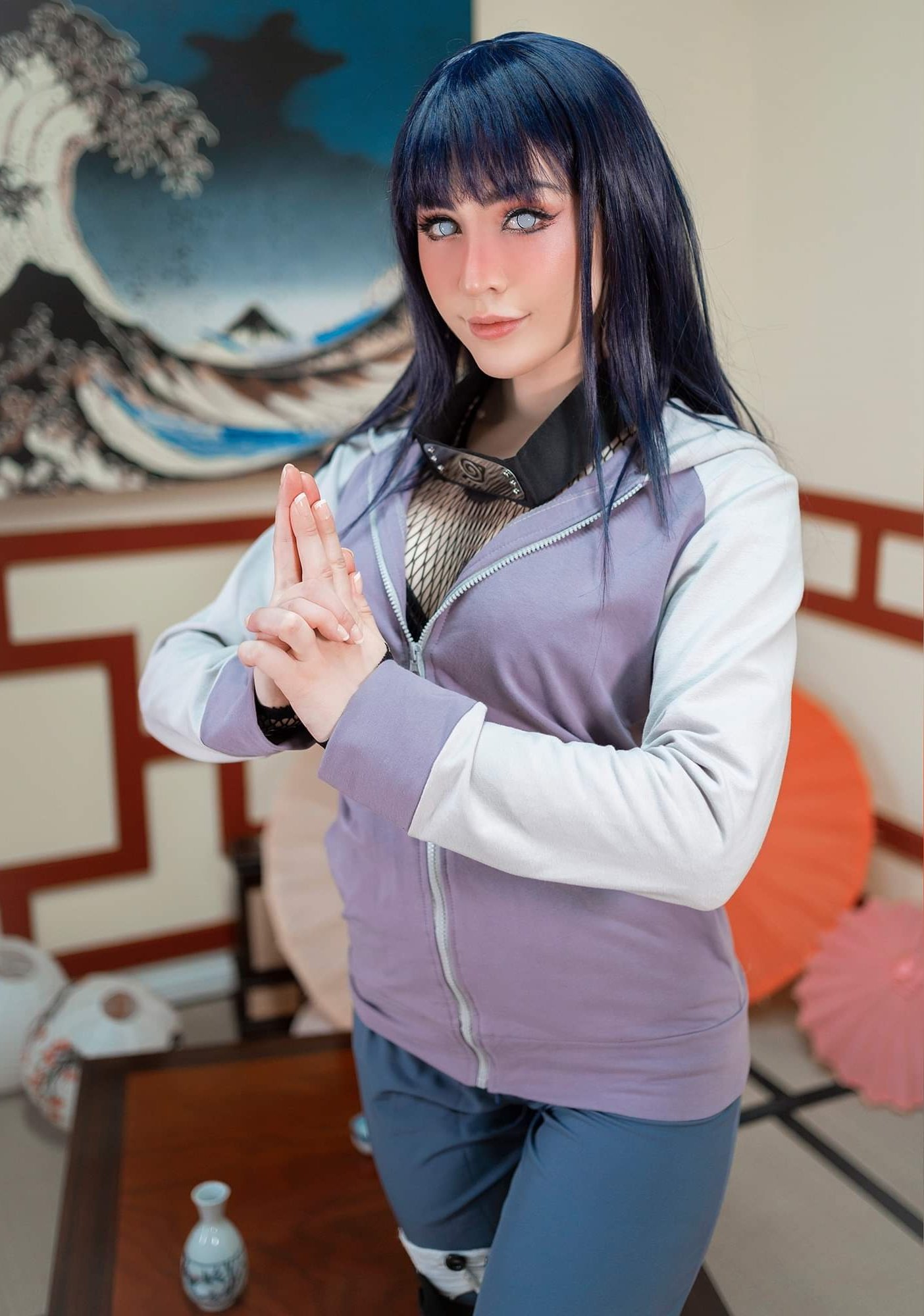 Naruto: AI cũng không thể cạnh tranh với màn cosplay Hinata nóng bỏng này- Ảnh 7.