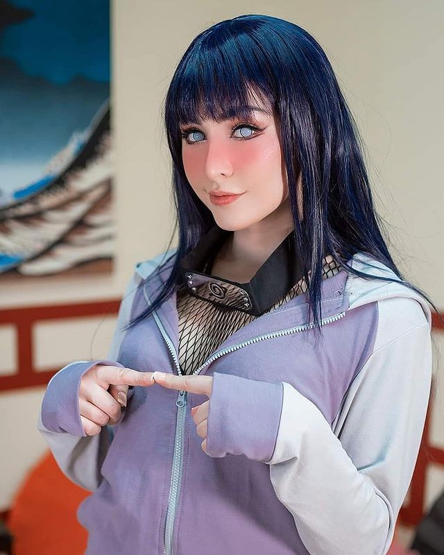 Naruto: AI cũng không thể cạnh tranh với màn cosplay Hinata nóng bỏng này- Ảnh 3.