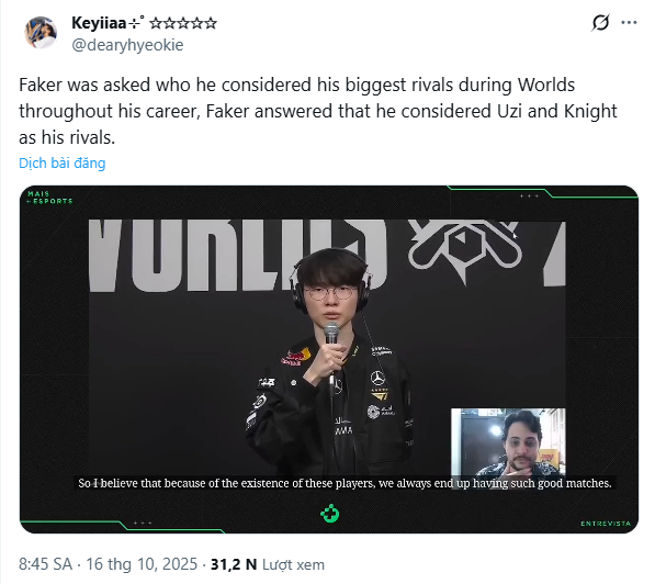 Đây là các tuyển thủ Faker đánh giá là khó vượt qua nhất xuyên suốt CKTG- Ảnh 2.