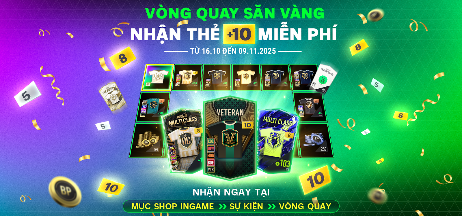 CỰC HOT: Lần đầu tiên Garena tặng miễn phí thẻ +10 cho toàn server FC Online- Ảnh 1.