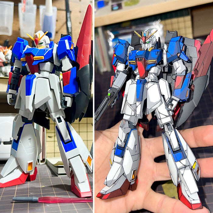 Nghệ sĩ Nhật Bản biến mô hình Gundam thành ảnh 2D anime bằng kỹ thuật tô màu đỉnh cao- Ảnh 11.