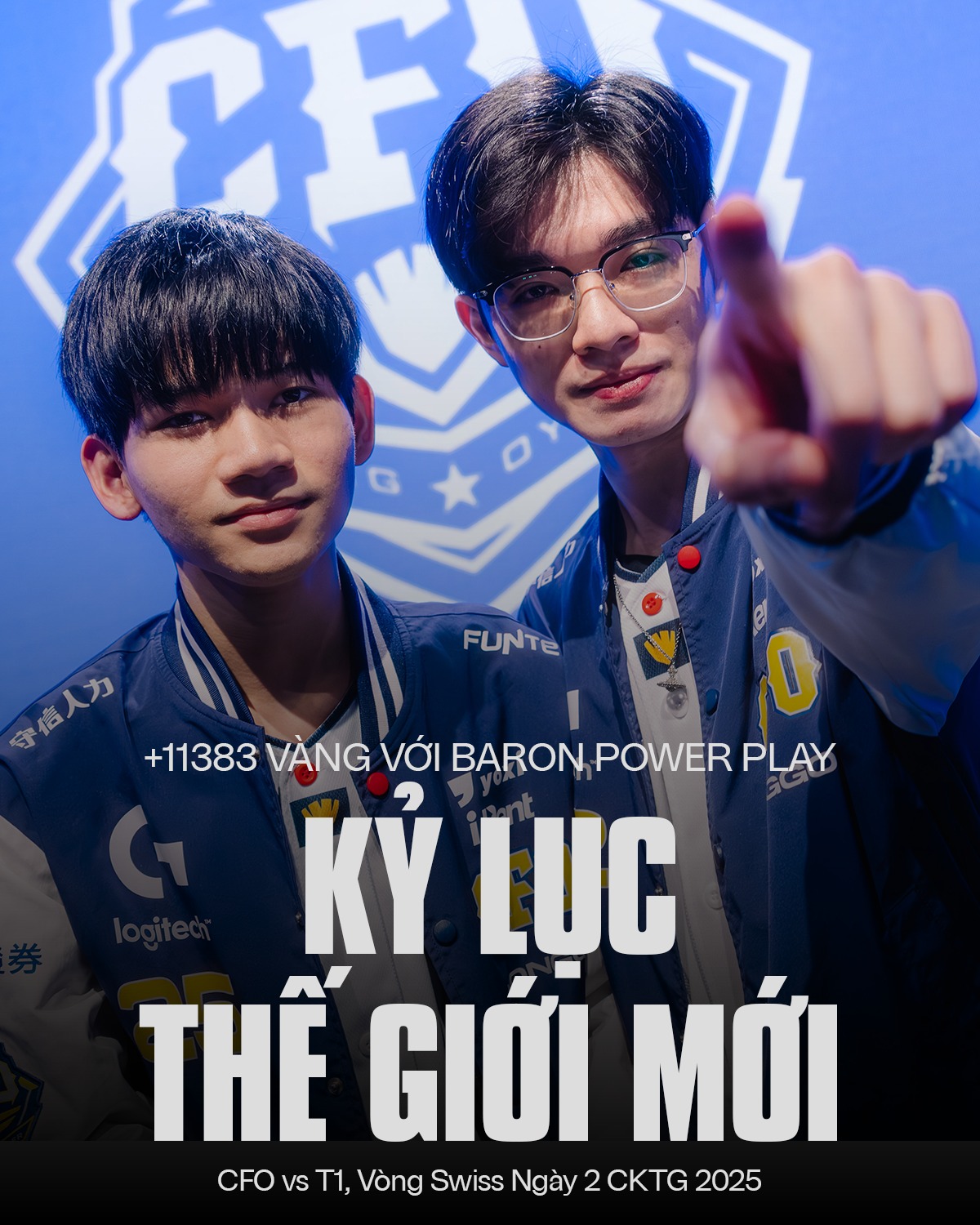 CFO lập kỷ lục "khủng" trong lịch sử CKTG, lấy luôn T1 "làm nền"- Ảnh 1. CFO lập kỷ lục "khủng" trong lịch sử CKTG, lấy luôn T1 "làm nền"- Ảnh 1.