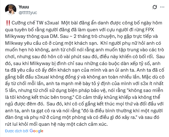 Tuyển thủ triển vọng bậc nhất LPL bị tố cưỡng ép fan làm chuyện nhạy cảm- Ảnh 2.
