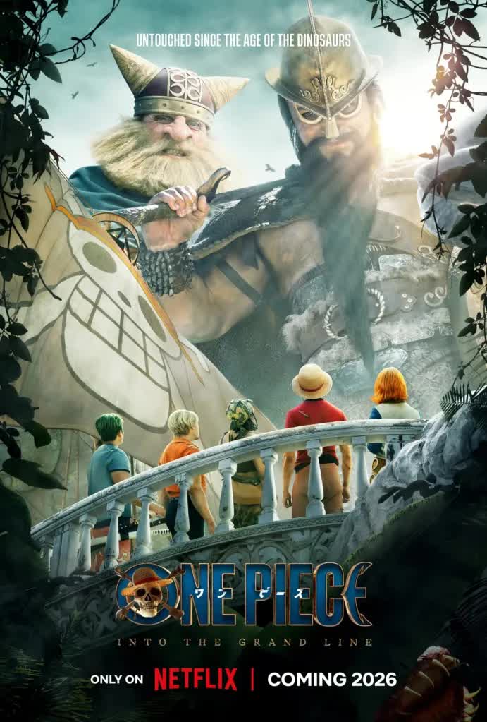 One Piece live-action phần 2 "nhá hàng" hình ảnh đầy đủ đầu tiên về những gã khổng lồ- Ảnh 1. One Piece live-action phần 2 "nhá hàng" hình ảnh đầy đủ đầu tiên về những gã khổng lồ- Ảnh 1.