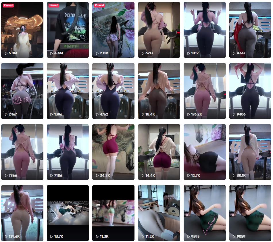 Chẳng cần lộ mặt và đăng “trăm video như một”, hot girl phòng gym vẫn thu hút cả triệu fan- Ảnh 3.