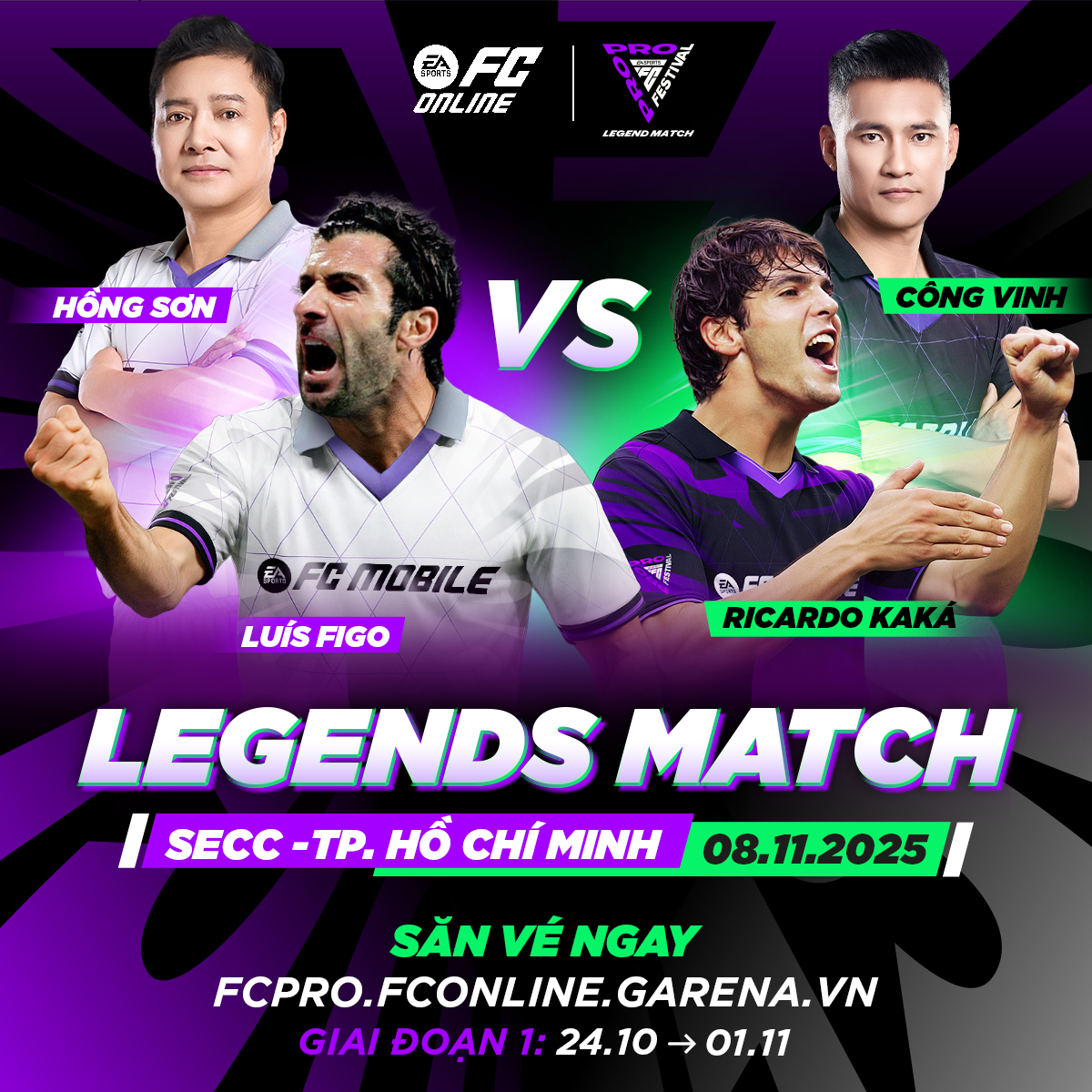 FC ONLINE bắt tay FC MOBILE mang FC PRO FESTIVAL 2025 về Việt Nam cùng cặp sao huyền thoại Kaká - Figo- Ảnh 2.