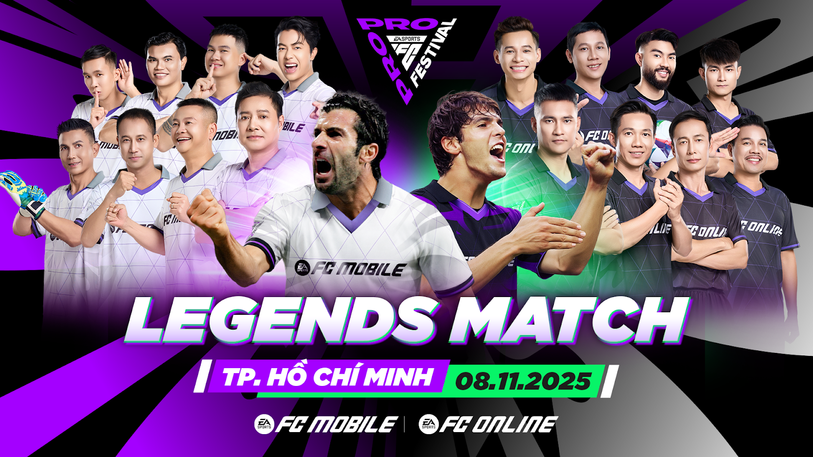 Dàn sao danh tiếng Việt Nam sẽ đồng hành cùng huyền thoại bóng đá trong trận giao hữu của FC Online- Ảnh 1.