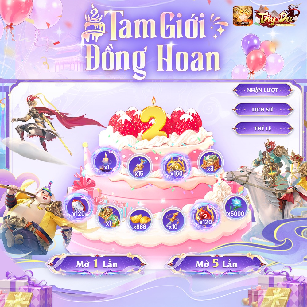Tây Du VNG tròn 2 tuổi: Bùng nổ Đại tiệc sinh nhật và Big Update lớn nhất năm- Ảnh 6. Tây Du VNG tròn 2 tuổi: Bùng nổ Đại tiệc sinh nhật và Big Update lớn nhất năm- Ảnh 6.