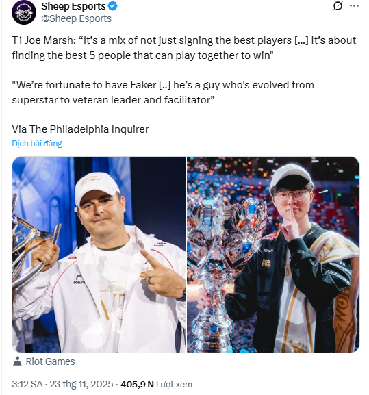 Một huyền thoại Esports khác cũng "dứt tình" với T1, CEO đội tuyển lại có phát biểu "khó hiểu"- Ảnh 3.