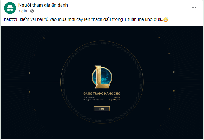 Hơn 3 tiếng mòn mỏi trong hàng chờ ĐTCL mùa 16 phiên bản PBE của cộng đồng game thủ- Ảnh 2. Hơn 3 tiếng mòn mỏi trong hàng chờ ĐTCL mùa 16 phiên bản PBE của cộng đồng game thủ- Ảnh 2.