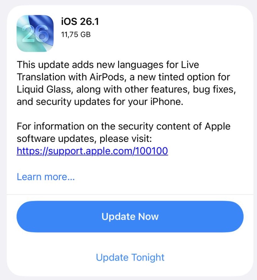 Ơn trời, iOS 26.1 vừa ra mắt đã hỗ trợ Apple Intelligence tiếng Việt!- Ảnh 1.