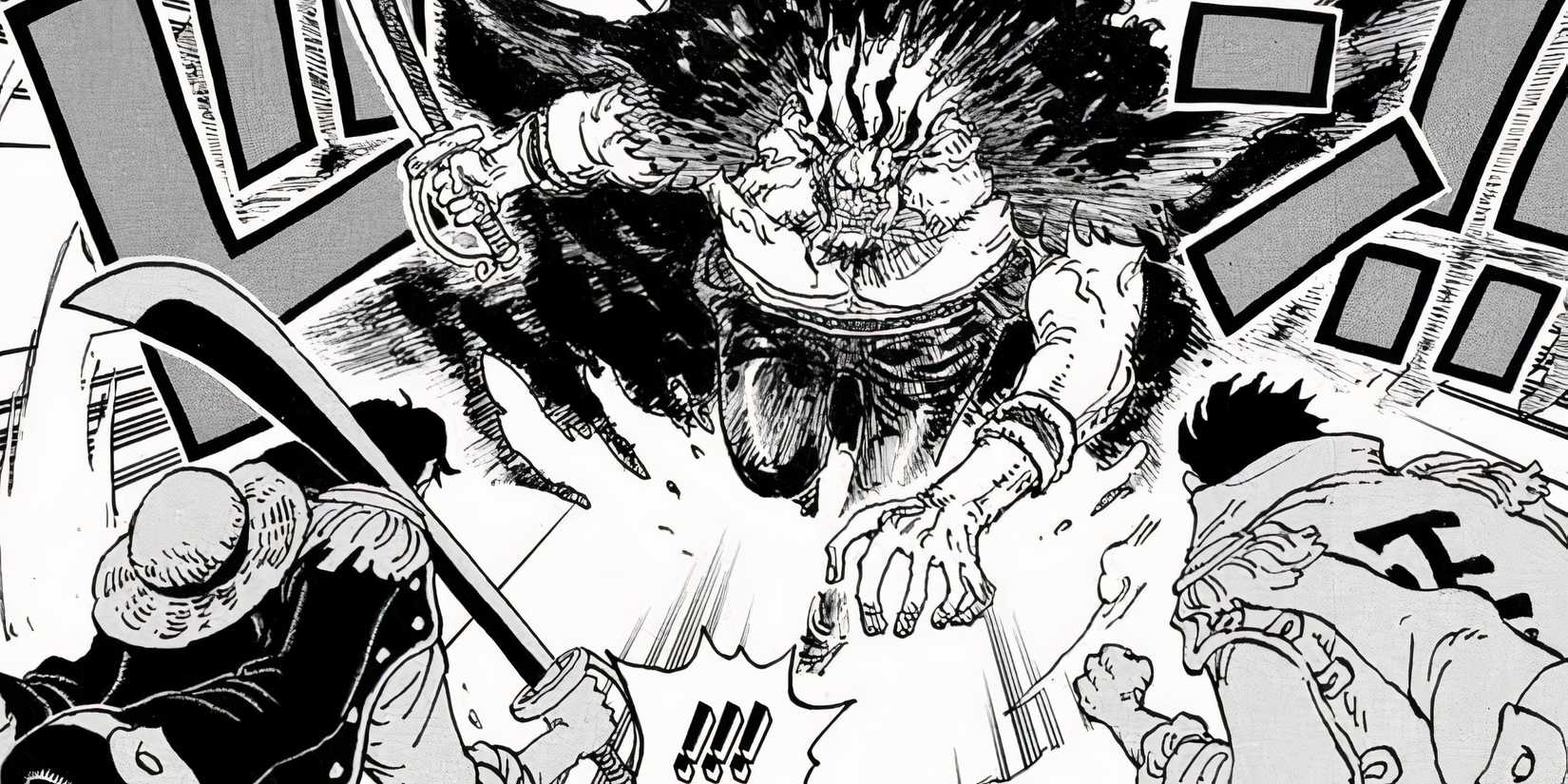 One Piece chương 1165 tiết lộ cấp độ Haki Ba Vương mới của Rocks có thể tạo ra 'khiên bất khả xâm phạm'- Ảnh 1. One Piece chương 1165 tiết lộ cấp độ Haki Ba Vương mới của Rocks có thể tạo ra 'khiên bất khả xâm phạm'- Ảnh 1.