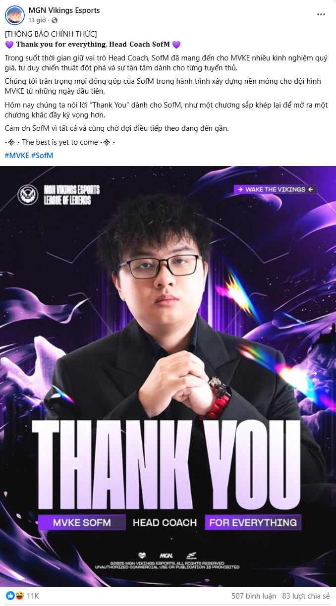 MVKE chia tay SofM nhưng tương lai vẫn là dấu hỏi lớn- Ảnh 1. MVKE chia tay SofM nhưng tương lai vẫn là dấu hỏi lớn- Ảnh 1.