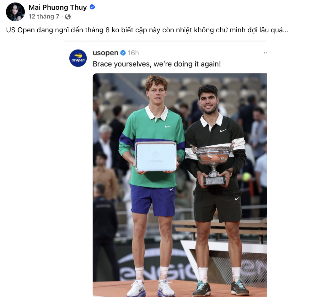 Mai Phương Thuý cực quyến rũ trên sân tennis, trong tủ đồ lượng outfit tennis nhiều hơn quần áo mặc hàng ngày- Ảnh 9. Mai Phương Thuý cực quyến rũ trên sân tennis, trong tủ đồ lượng outfit tennis nhiều hơn quần áo mặc hàng ngày- Ảnh 9.