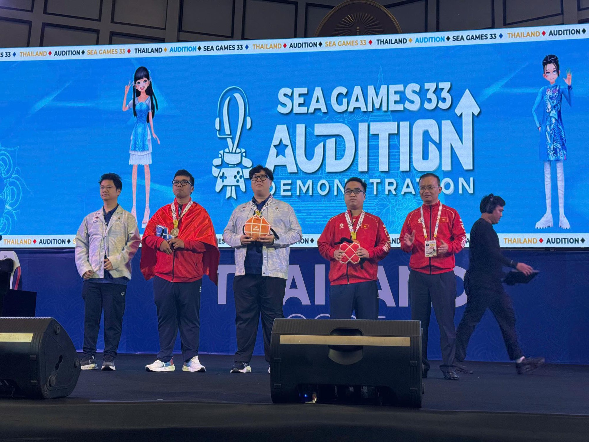 Đội tuyển Audition Việt Nam đón “cơn mưa” huy chương tại SEA Games 33- Ảnh 1. Đội tuyển Audition Việt Nam đón “cơn mưa” huy chương tại SEA Games 33- Ảnh 1.