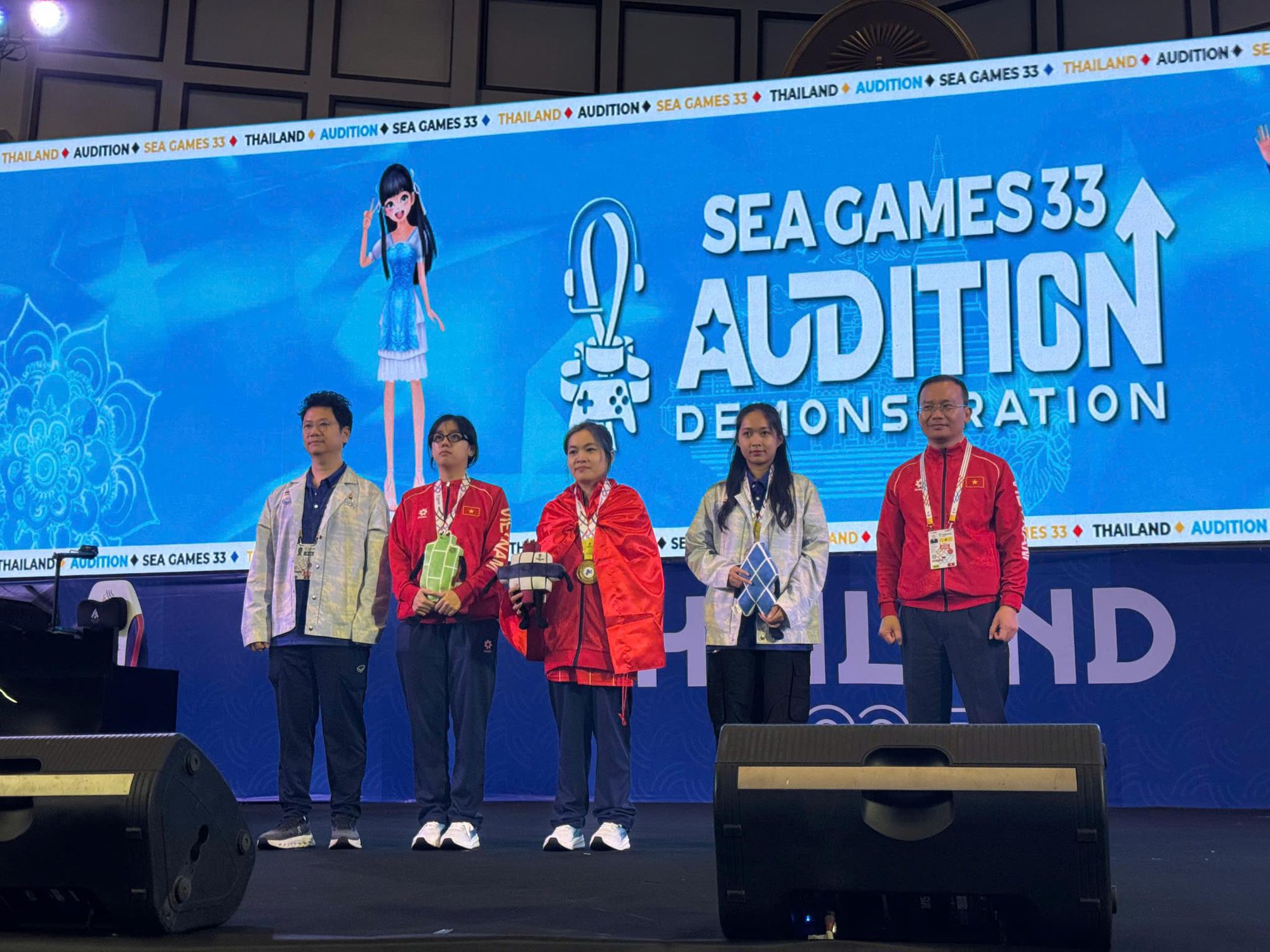Đội tuyển Audition Việt Nam đón “cơn mưa” huy chương tại SEA Games 33- Ảnh 2. Đội tuyển Audition Việt Nam đón “cơn mưa” huy chương tại SEA Games 33- Ảnh 2.