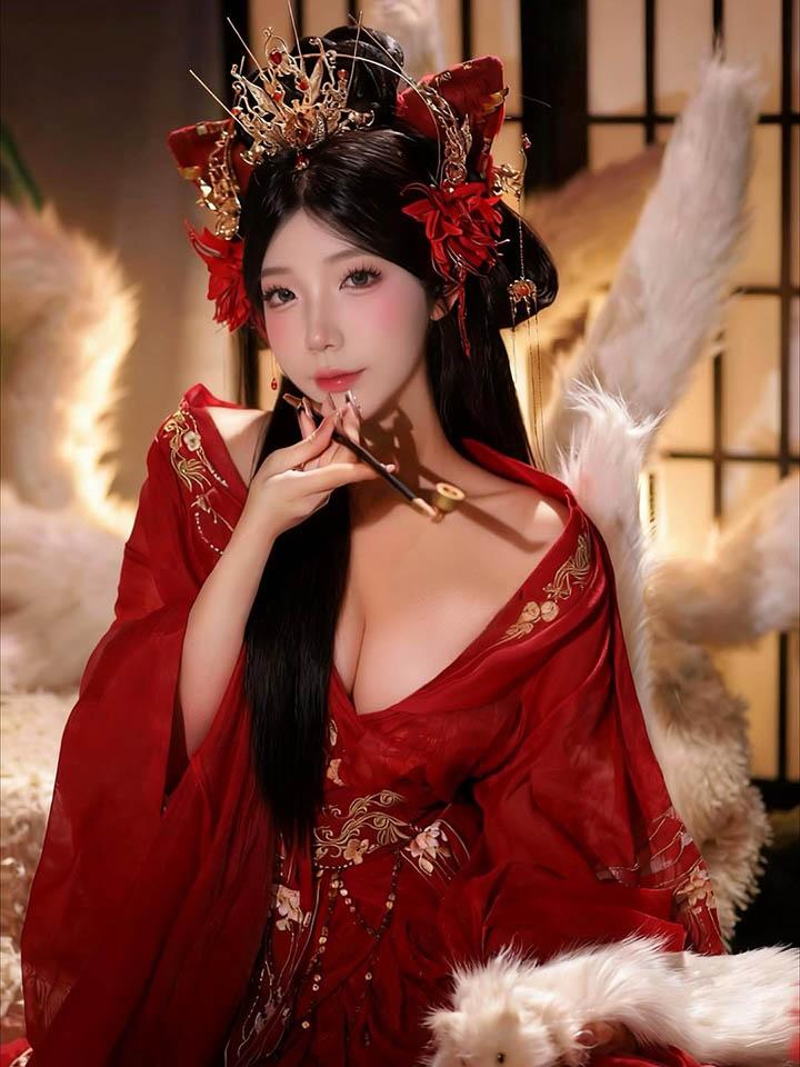 Theo đuổi phong cách “thần tiên tỷ tỷ”, hot girl vẫn khoe dáng bốc lửa khiến fan u mê- Ảnh 2. Theo đuổi phong cách “thần tiên tỷ tỷ”, hot girl vẫn khoe dáng bốc lửa khiến fan u mê- Ảnh 2.