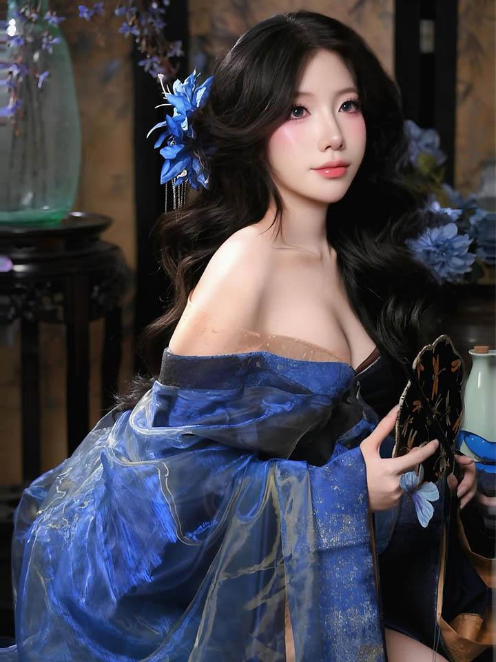 Theo đuổi phong cách “thần tiên tỷ tỷ”, hot girl vẫn khoe dáng bốc lửa khiến fan u mê- Ảnh 9. Theo đuổi phong cách “thần tiên tỷ tỷ”, hot girl vẫn khoe dáng bốc lửa khiến fan u mê- Ảnh 9.