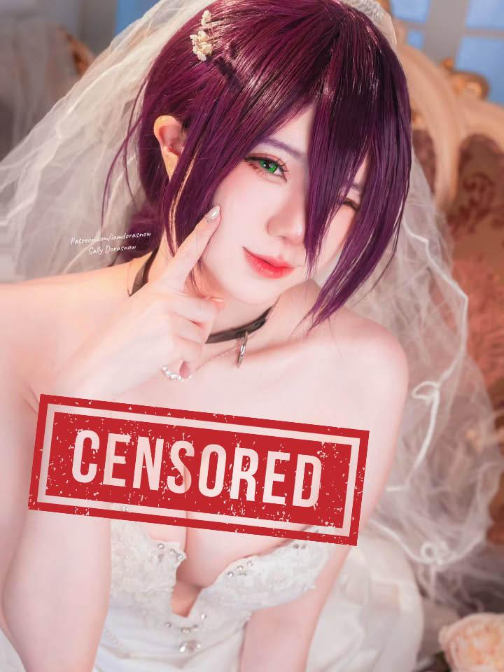 Thấy fan yêu cầu quá nhiều, hot girl hóa thân thành “best waifu” Reze trong bộ váy cưới gợi cảm- Ảnh 11.