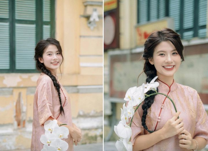 Vẻ ngọt ngào của diễn viên sinh năm 2001 đóng cùng lúc 2 phim giờ vàng VTV- Ảnh 7.